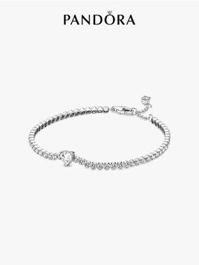 Pandora Sparkling Heart Tennis Bracelet